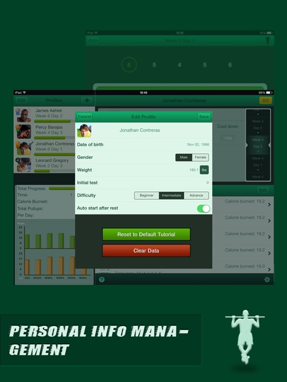 Pullups Coach Pro for iPad - Do 20 Pull Ups screenshot-4