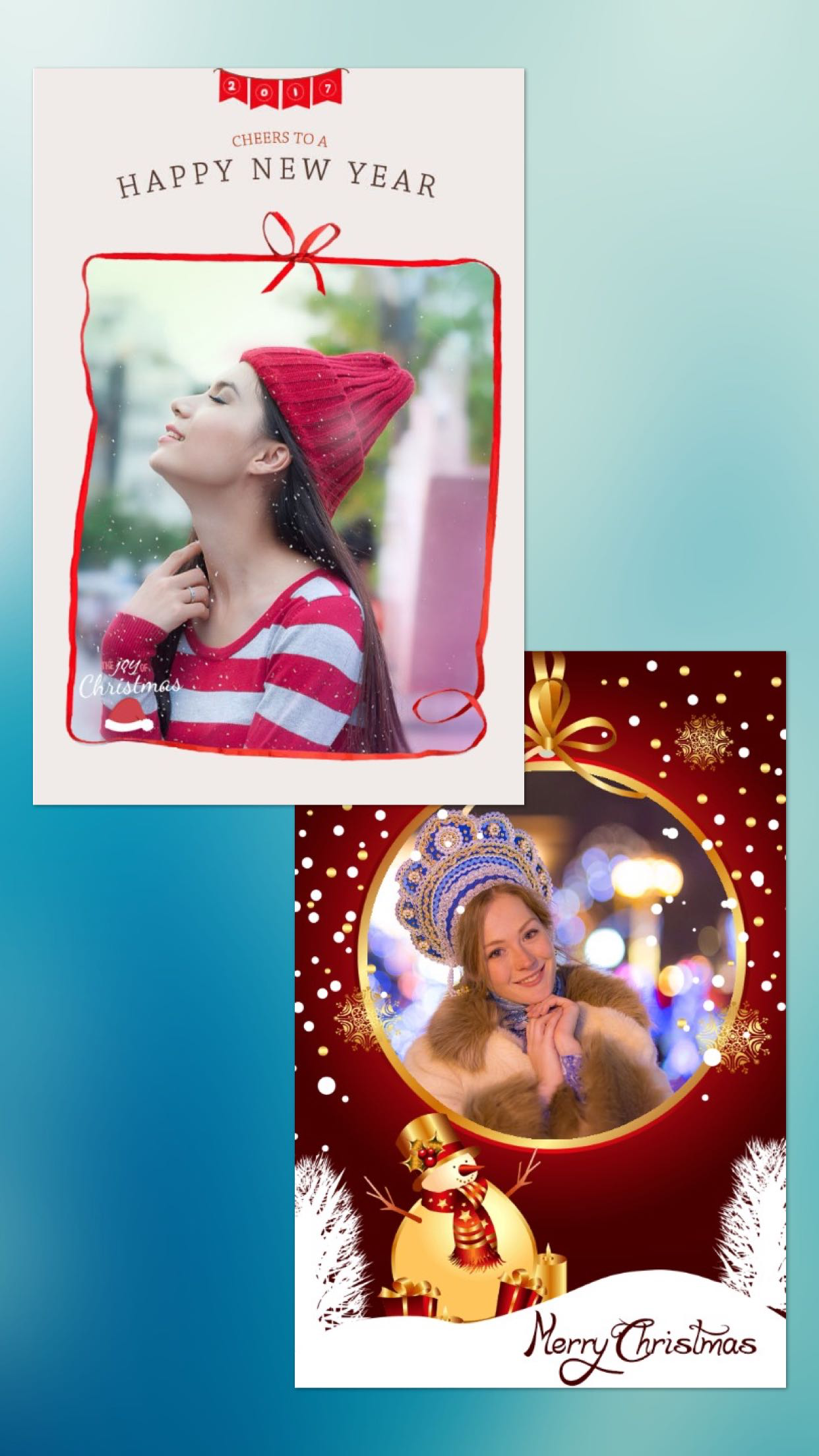 Xmas FotoCollage screenshot 3