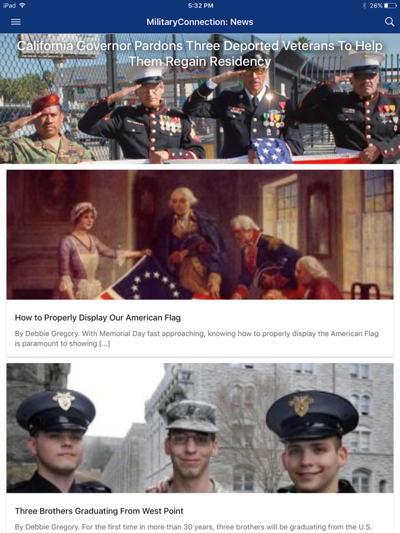 Screenshot #4 pour Military & Veteran News MilitaryConnection