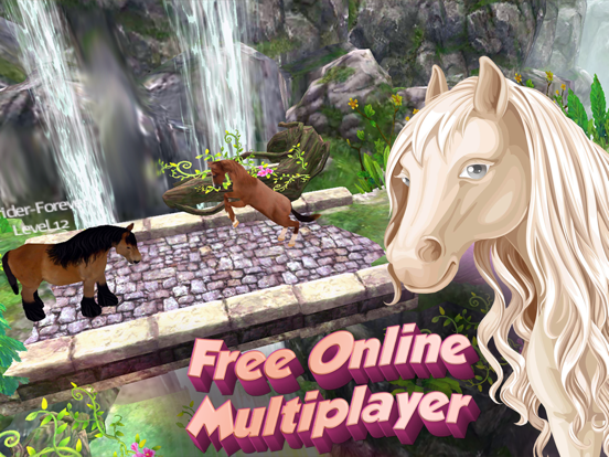 Horse Quest Online 3D Simulator - My Multiplayer Pony Adventure iPad app afbeelding 2