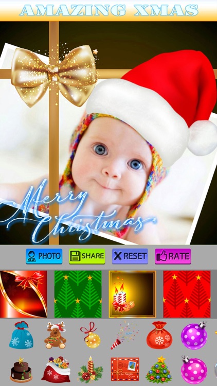 Christmas Photo Stickers and Frames screenshot-4