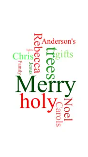 christmas wordcloud maker free iphone resimleri 3