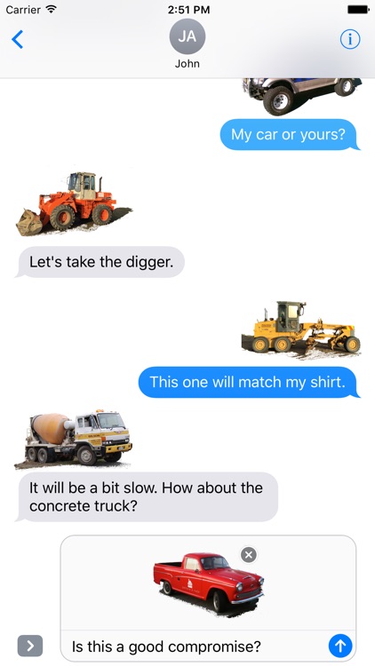 Car Truck Digger Stickers