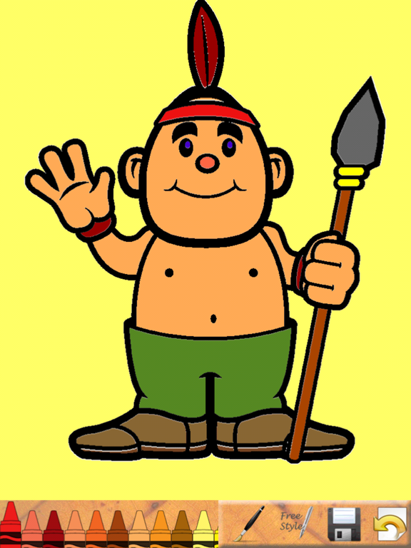Thanksgiving Coloring Book! iPad screenshot