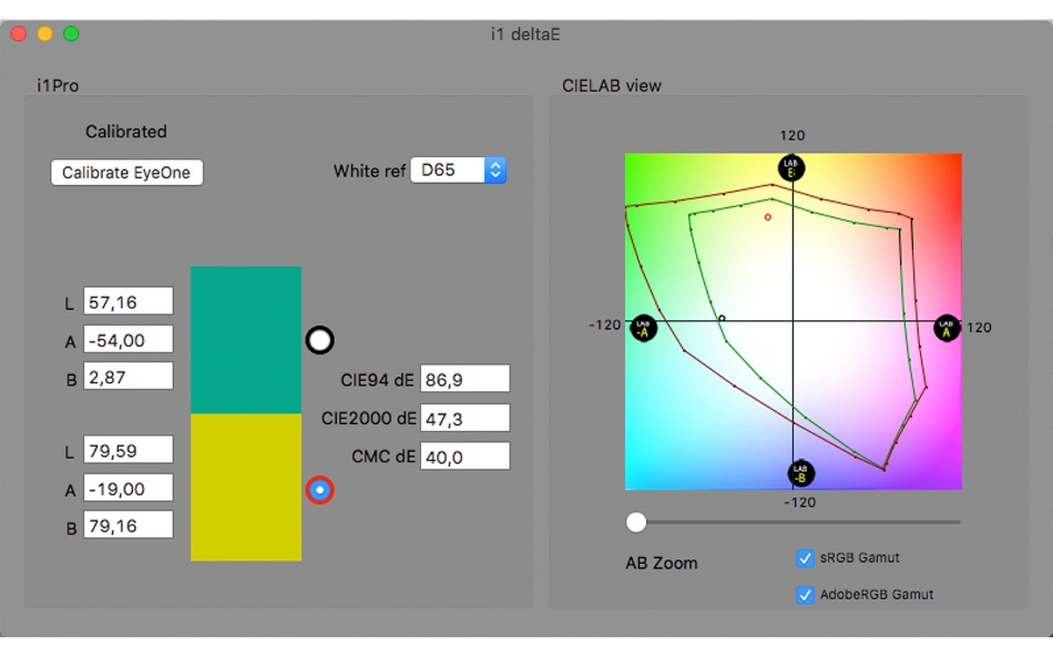 i1deltaE measure tool - 2.3 - (macOS)