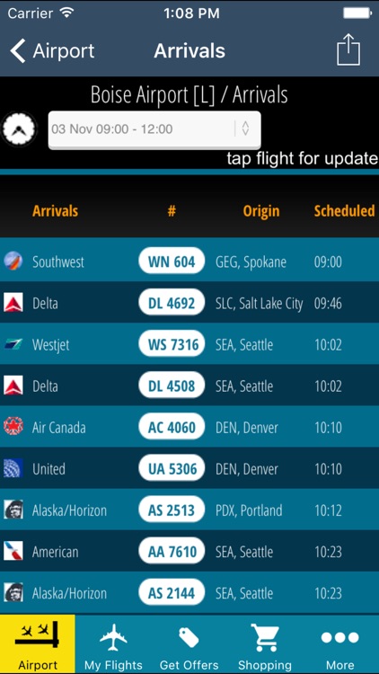 Boise Airport Pro (BOI) + Flight Tracker