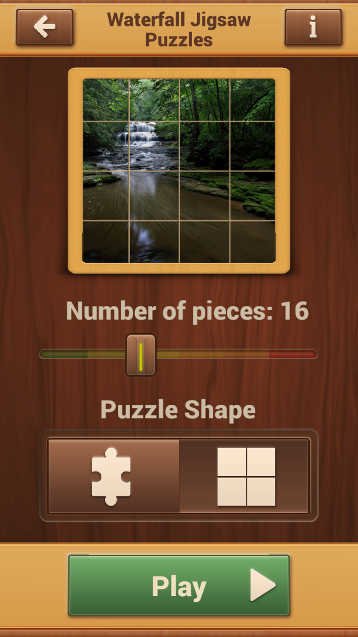 Waterfall Jigsaw Puzzles - Nature Picture Puzzle