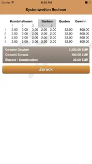 Systemwetten Rechner der Wettbasis iphone bilder 2