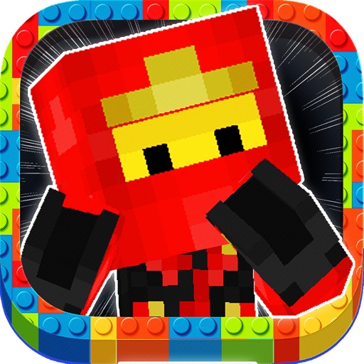 3D Block Ninja Running Pro