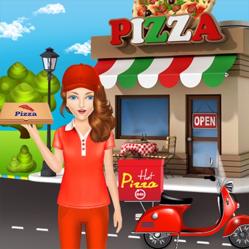 City Girl Pizza Delivery Food Fever Cooking Game icon