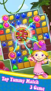 Sweet Crush Mania - 3 match puzzle Yummy Cookie Blast screenshot #1 for iPhone