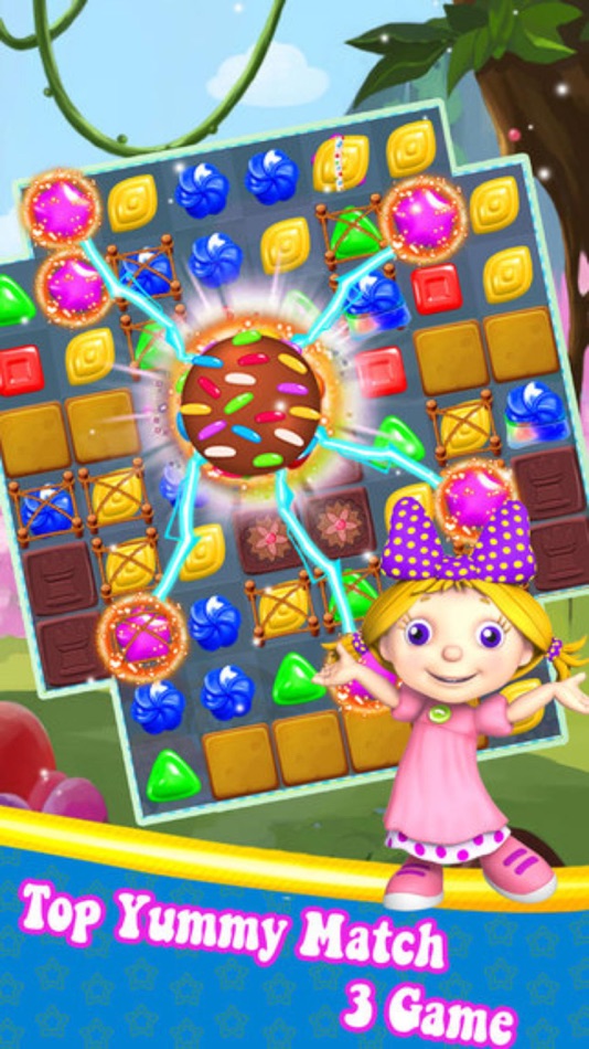 Sweet Crush Mania - 3 match puzzle Yummy Cookie Blast - 1.0 - (iOS)