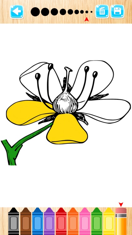 Flower Coloring Books For Kids screenshot-3