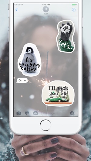 Hello Winter Stickers Pack(圖2)-速報App