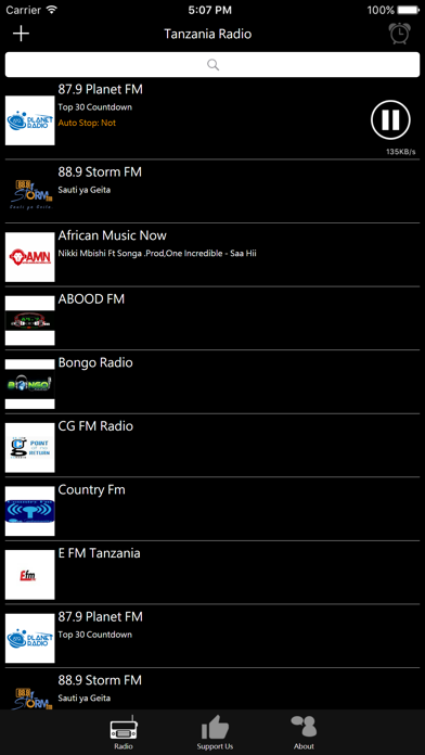 Tanzanian Radio iPhone screenshot 2 - Entertainment app