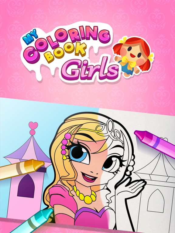 Screenshot #4 pour My Coloring Book: Girls - Jeu de Dessin Amusant