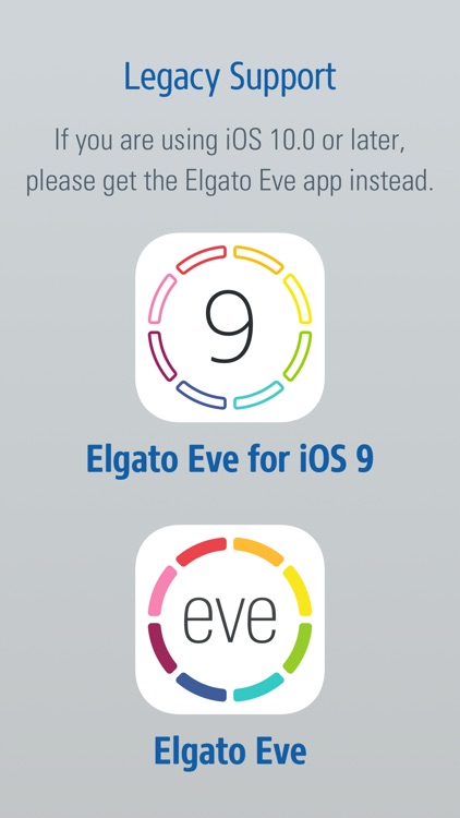 Elgato Eve for iOS 9