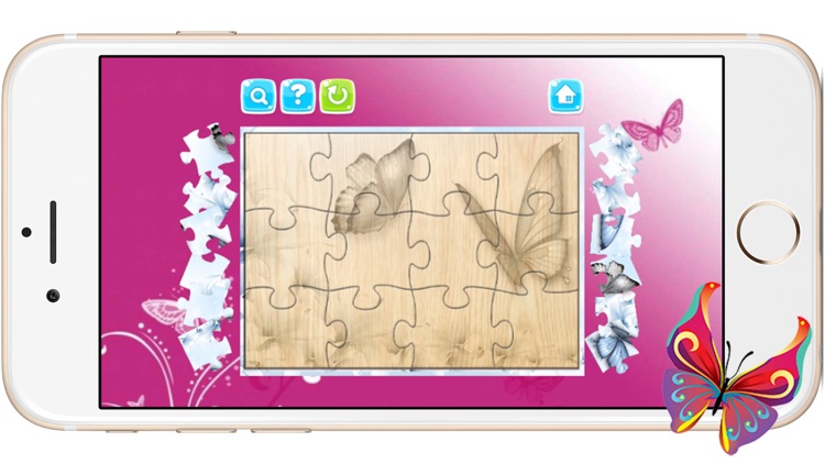 Butterfly Jigsaw Puzzles Games for Preschool Kids