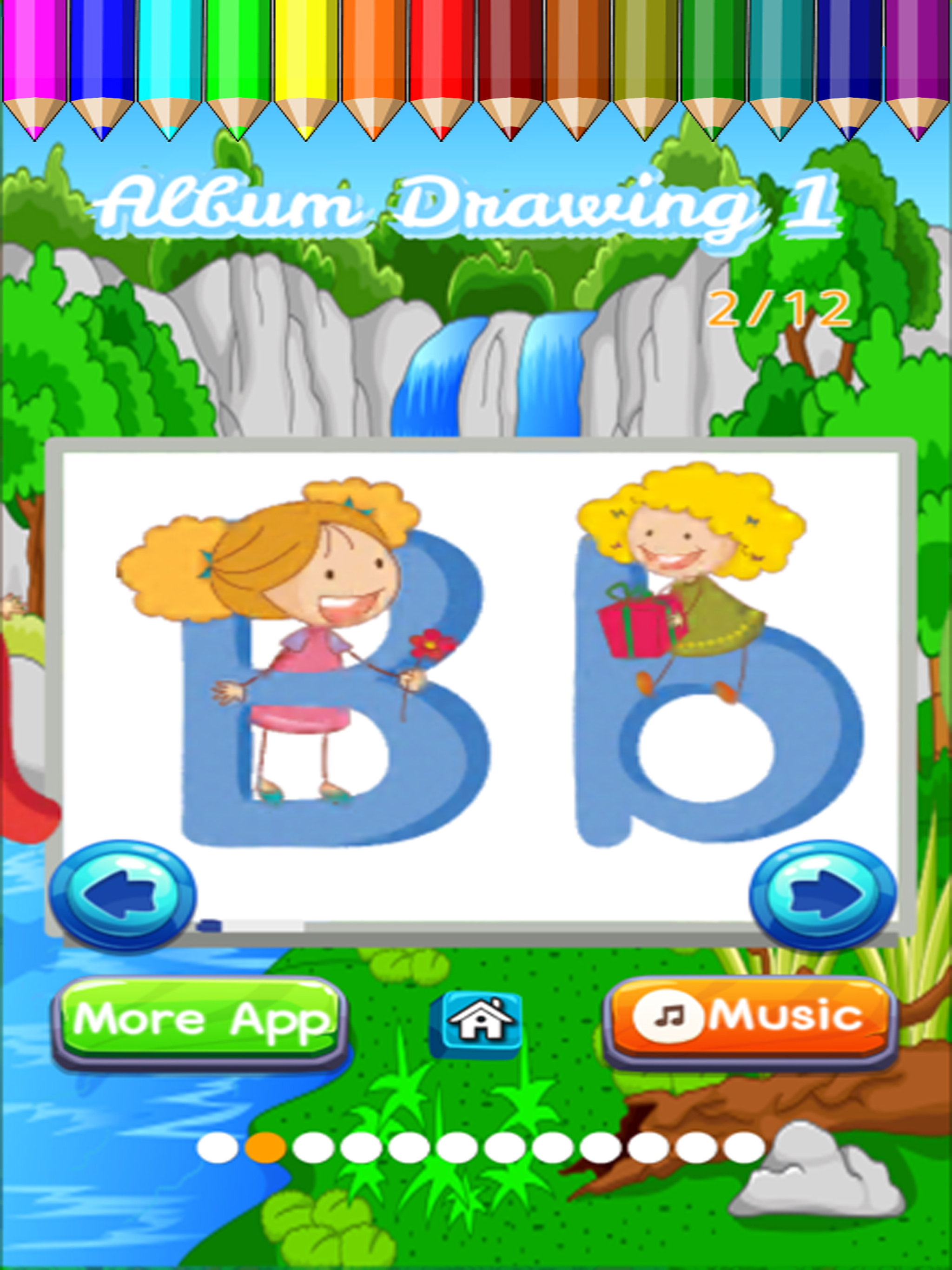ABC Coloring Alphabet Learn Paint for Toddler Kids screenshot 7