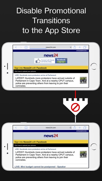 Screenshot #2 pour mBlocker - Ads Free Web Browsing