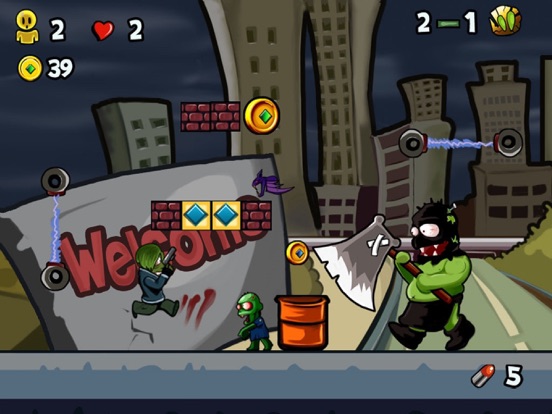 Super Zombies Ninja Pro For Free Games iPad app afbeelding 2