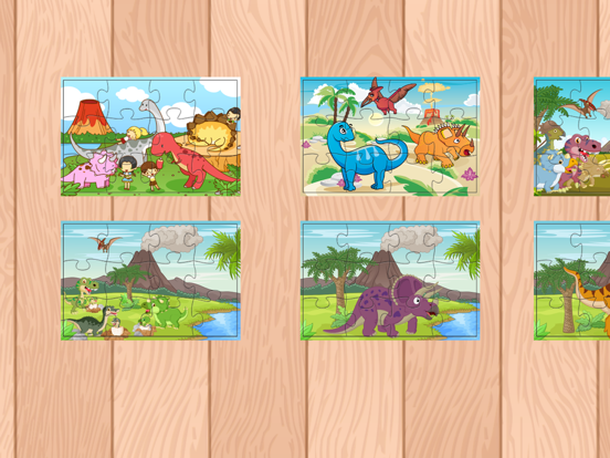 Dino Jigsaw Puzzles Dinosaur For Toddlers and Kids iPad screenshot