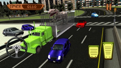 Screenshot #3 pour Dinosaure en colère jeux transport et camion zoo