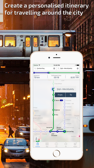 Istanbul Metro Guide and Route Planner Screenshot
