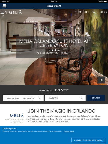 Melia Orlando screenshot 2