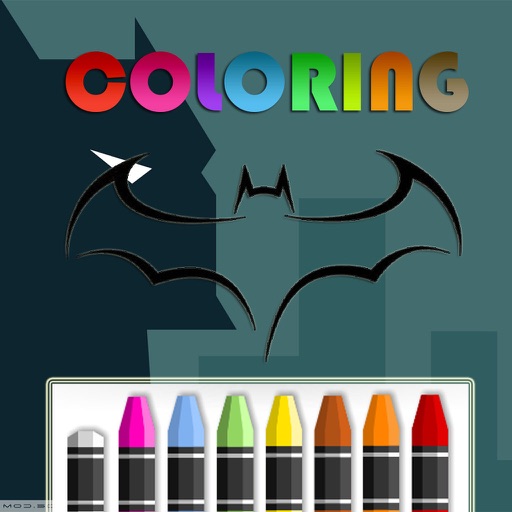 Coloring Kids Game for Lego Batman Version icon