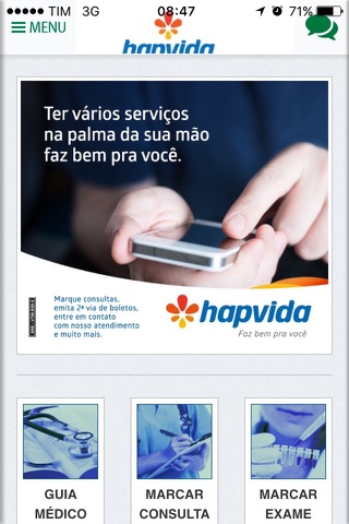 Hapvida screenshot 2