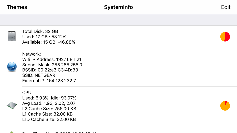 #3. System Information Lite (iOS) 由: Kenneth Ackerson