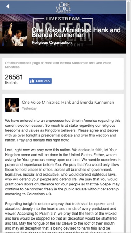 One Voice Ministries