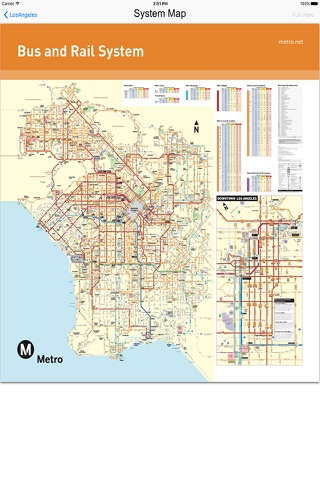 Los Angeles - Bus Rail Metro and Street View Maps screenshot 3