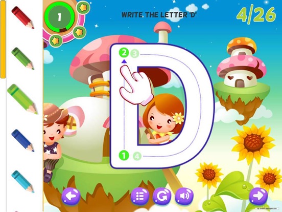 Alphabet Learning  Letter Writing ABC for Kids iPad screenshot