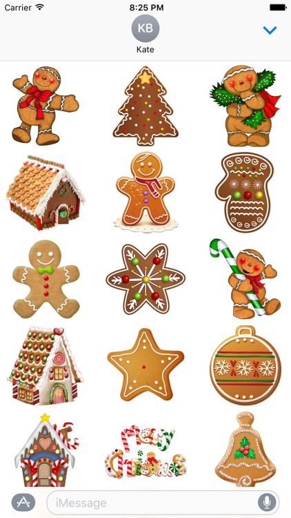 Gingerbread & Christmas Cookies Stickers