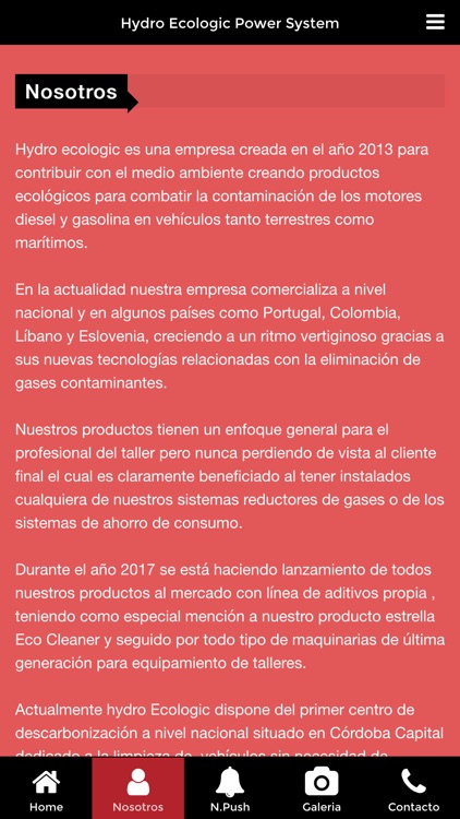 HYDRO ECOLOGIC POWER SYSTEM