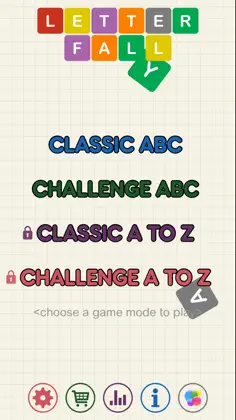 Letter Fall: Swipe Letters - Screenshot 1