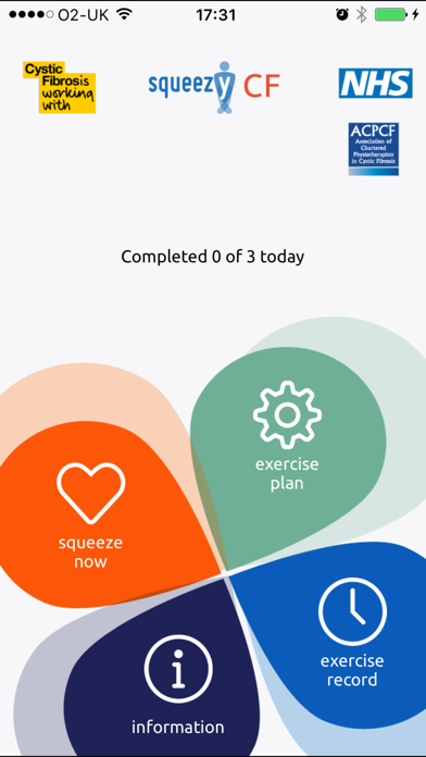 Squeezy - NHS Pelvic Floor Muscle Exercises for CF Screenshot