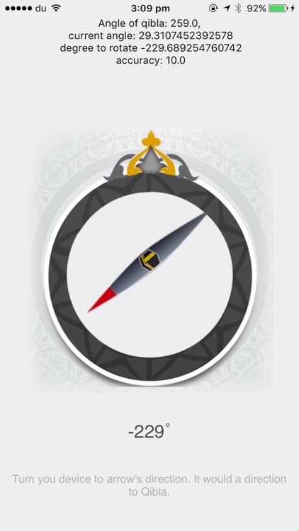 Qibla Direction Finder Pro for Prayer Muslim