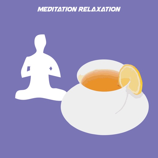 Meditation relaxation icon