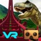 Real Dinosaur Roller Coaster VR is not about shooting or hunting dinosaurs - it's a free-to-view VR simulator