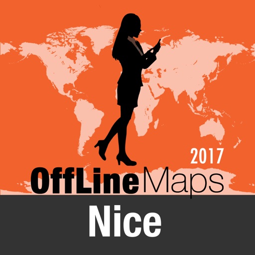Nice Offline Map and Travel Trip Guide icon