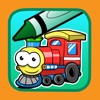 Learning Painting Train Coloring Game for Kids