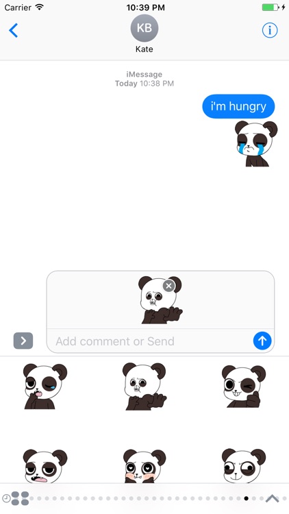 Funny Panda Sticker screenshot-3