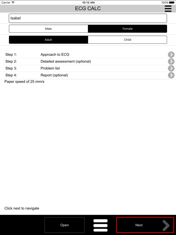 Screenshot #4 pour ECG Calc Lite