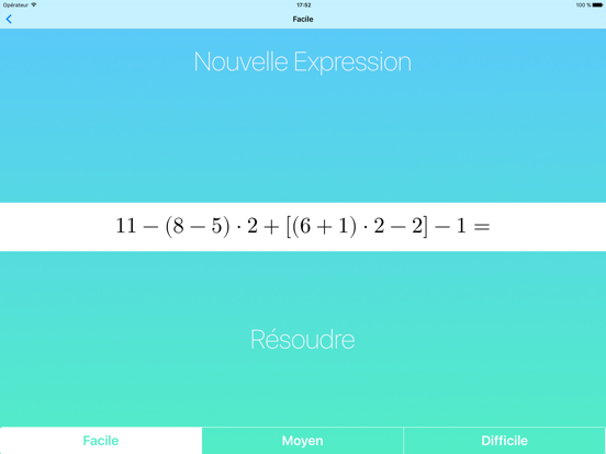 Screenshot #4 pour Expressions Mathématiques avec SOLUTION COMPLÈTE