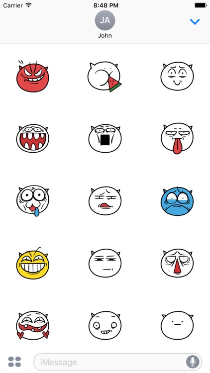 Demon Emoticons Animated Stickers screenshot-3
