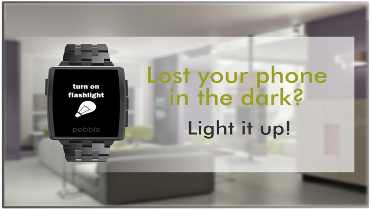 Find my Phone for Pebble Smartwatch