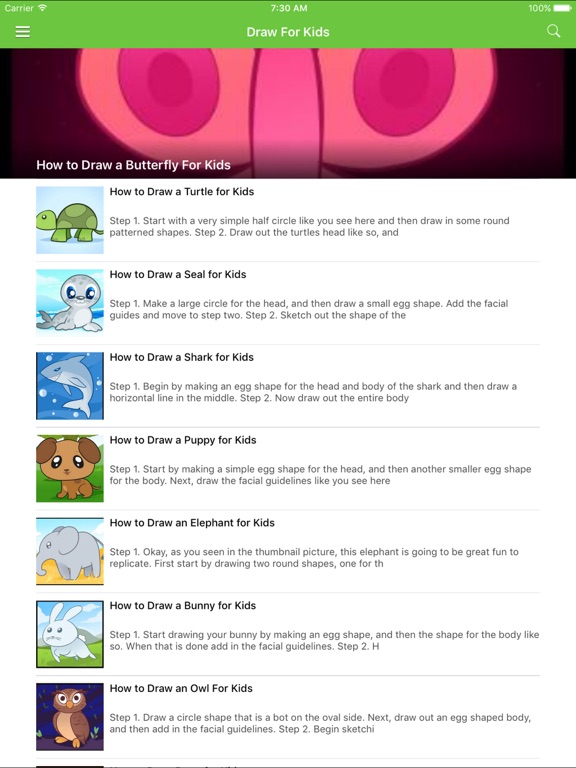 Screenshot #4 pour How To Draw For Kids - 100% FREE